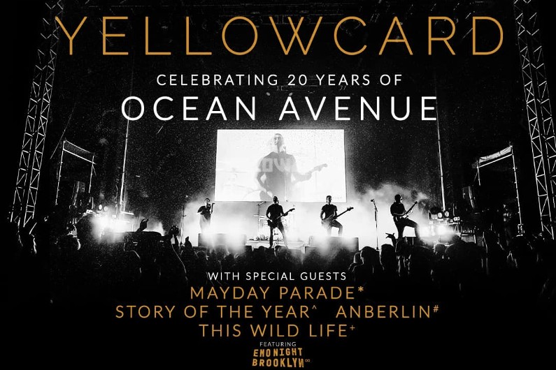 Yellowcard, Mayday Parade, Story of the Year, This Wild Life & Emo Night Brooklyn