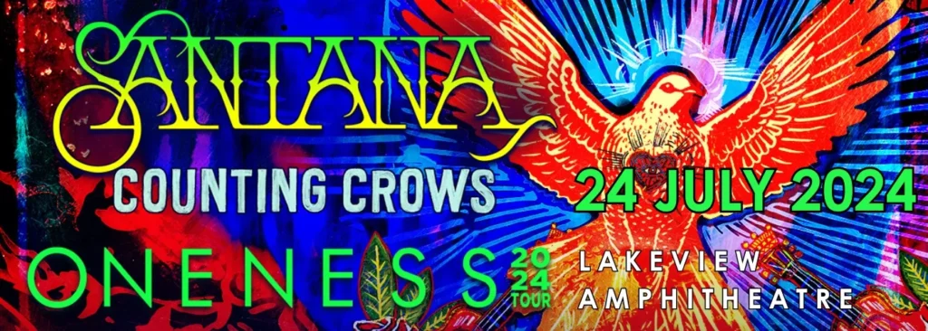Santana & Counting Crows' Oneness Tour at Empower Federal Credit Union Amphitheater at Lakeview
